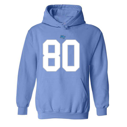 MTSU - NCAA Football : Zaidyn Moore - Replica Shersey Hooded Sweatshirt-0