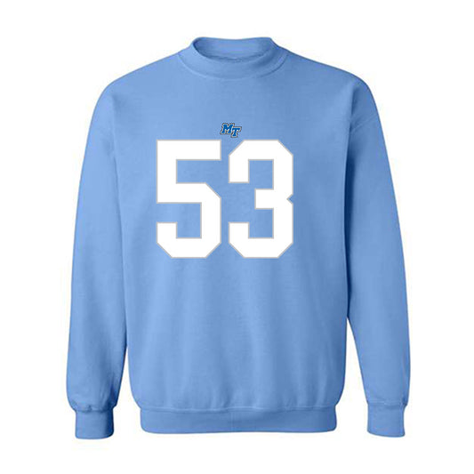 MTSU - NCAA Football : Roman Jones - Replica Shersey Crewneck Sweatshirt-0