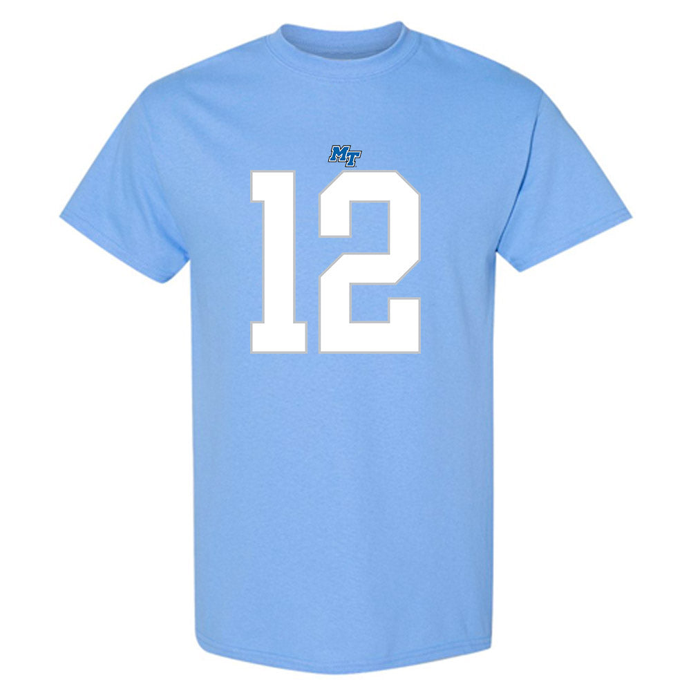 MTSU - NCAA Football : Brian Brewton - Replica Shersey T-Shirt-0