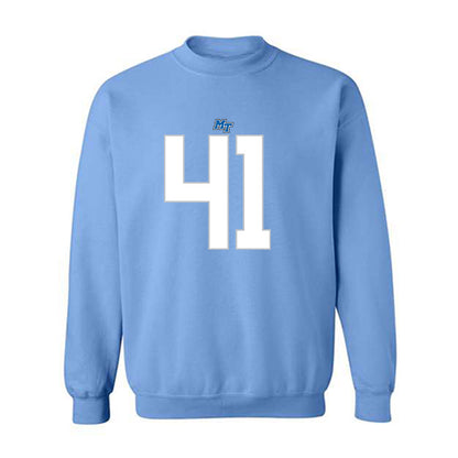 MTSU - NCAA Football : Christopher Kaup - Replica Shersey Crewneck Sweatshirt-0