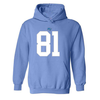 MTSU - NCAA Football : Wilson Hodges - Replica Shersey Hooded Sweatshirt-0