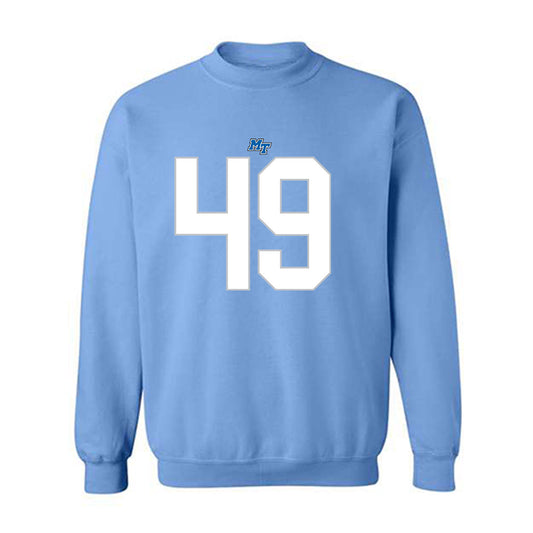 MTSU - NCAA Football : Christopher Ragans Jr - Replica Shersey Crewneck Sweatshirt-0