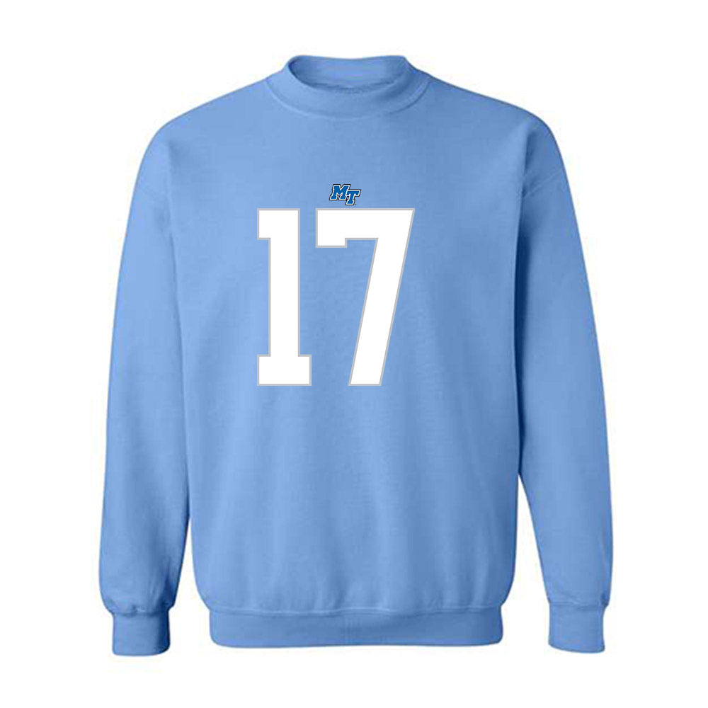 MTSU - NCAA Football : Gamarion Carter - Replica Shersey Crewneck Sweatshirt