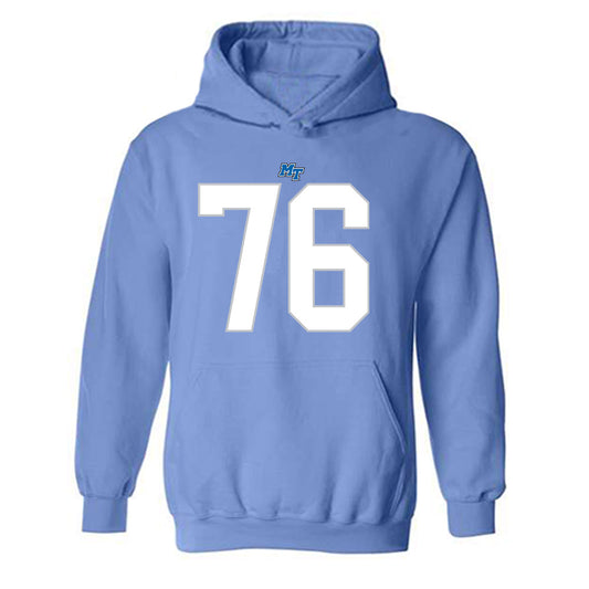 MTSU - NCAA Football : Shamar Crawford - Replica Shersey Hooded Sweatshirt