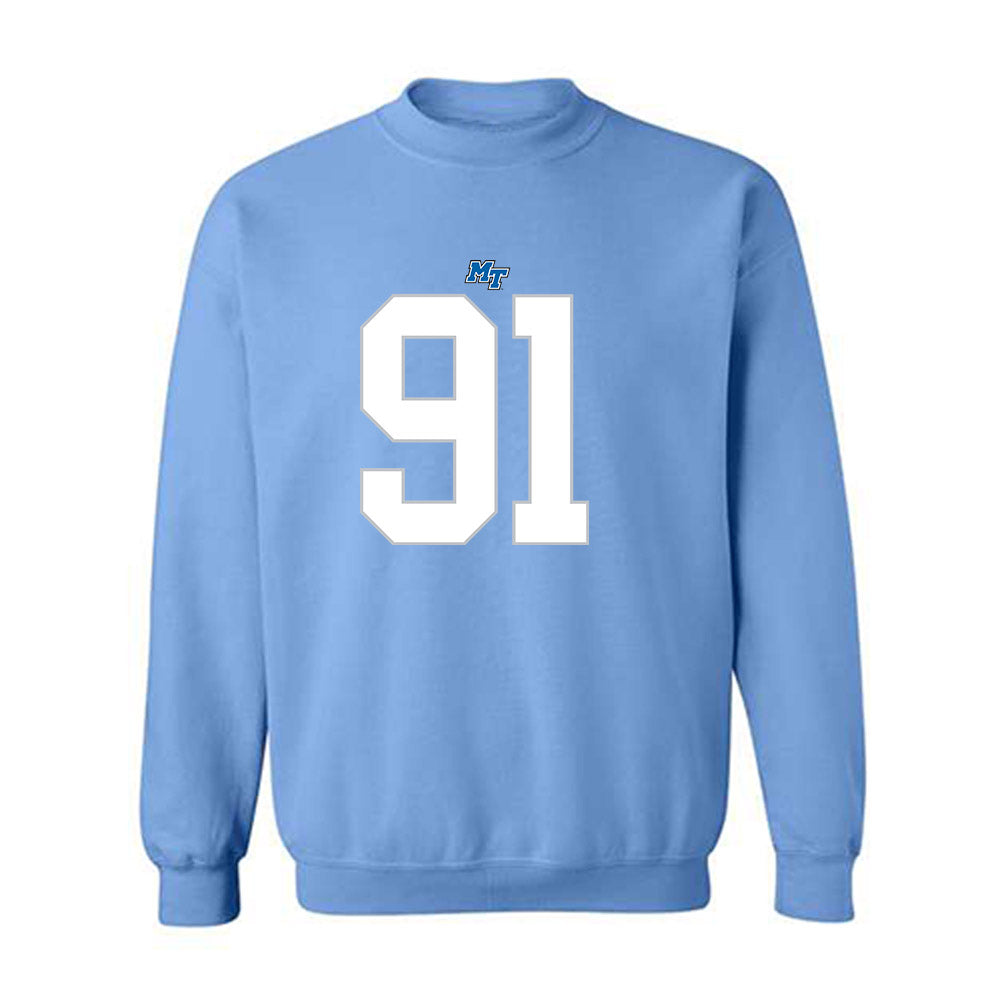 MTSU - NCAA Football : Felix Hixon - Replica Shersey Crewneck Sweatshirt