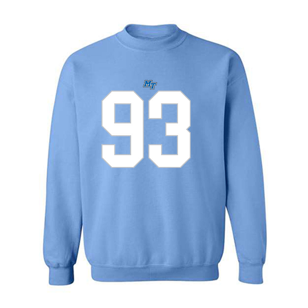 MTSU - NCAA Football : Aidan Butts - Replica Shersey Crewneck Sweatshirt