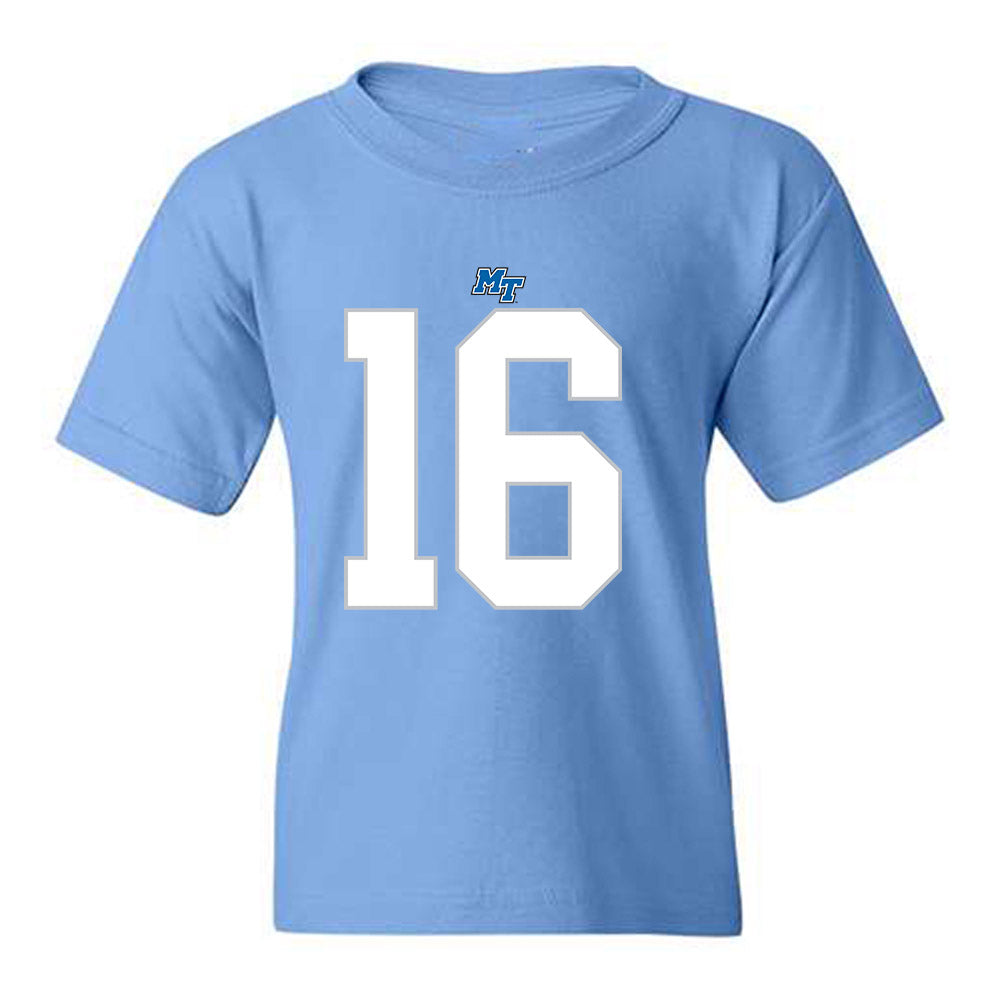 MTSU - NCAA Football : Jaiyden Thompson - Replica Shersey Youth T-Shirt-0