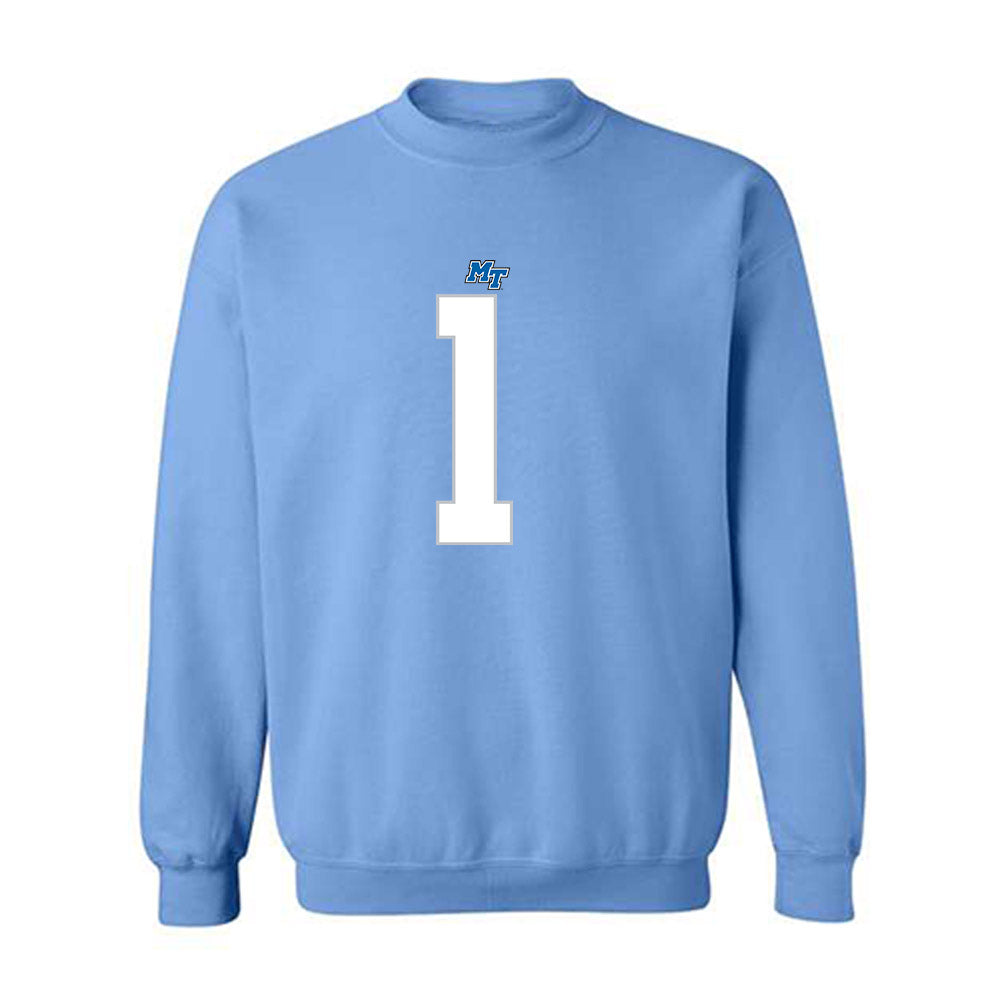 MTSU - NCAA Football : Omari Kelly - Replica Shersey Crewneck Sweatshirt