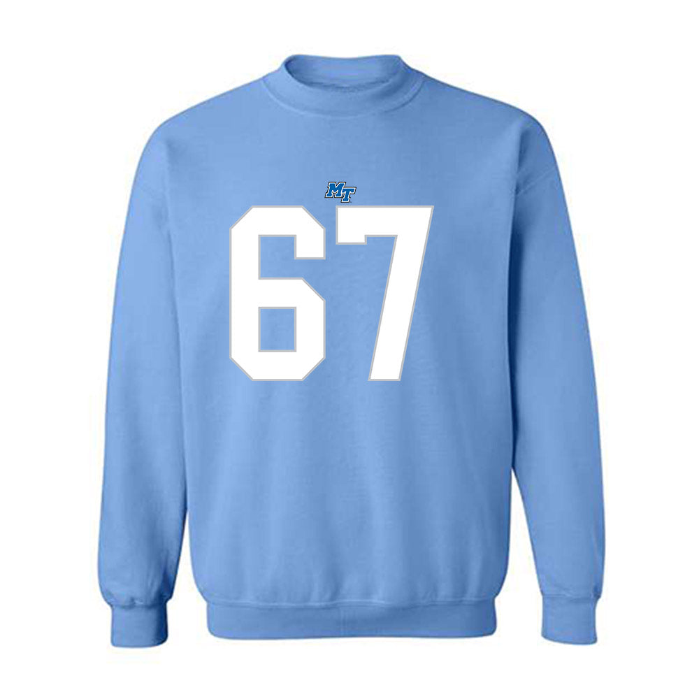 MTSU - NCAA Football : Archie Roseman V - Replica Shersey Crewneck Sweatshirt-0
