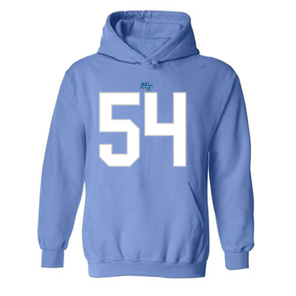 MTSU - NCAA Football : Nolan Forsha - Replica Shersey Hooded Sweatshirt