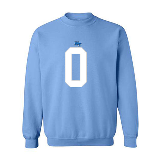 MTSU - NCAA Football : Brian Brewton - Replica Shersey Crewneck Sweatshirt