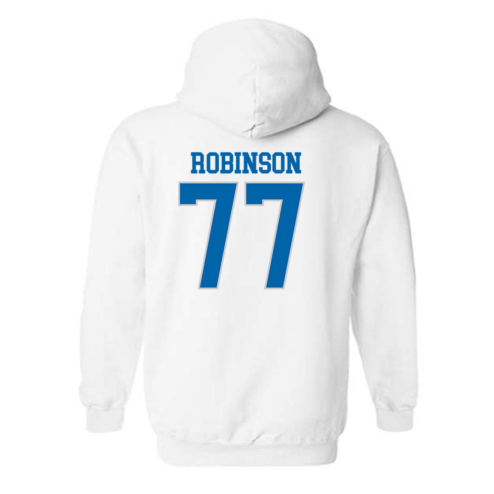 MTSU - NCAA Football : jaylen robinson - Replica Shersey Hooded Sweatshirt