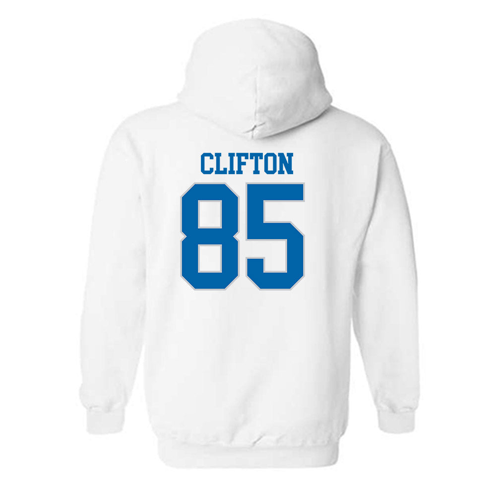 MTSU - NCAA Football : Neo Clifton - Replica Shersey Hooded Sweatshirt-1