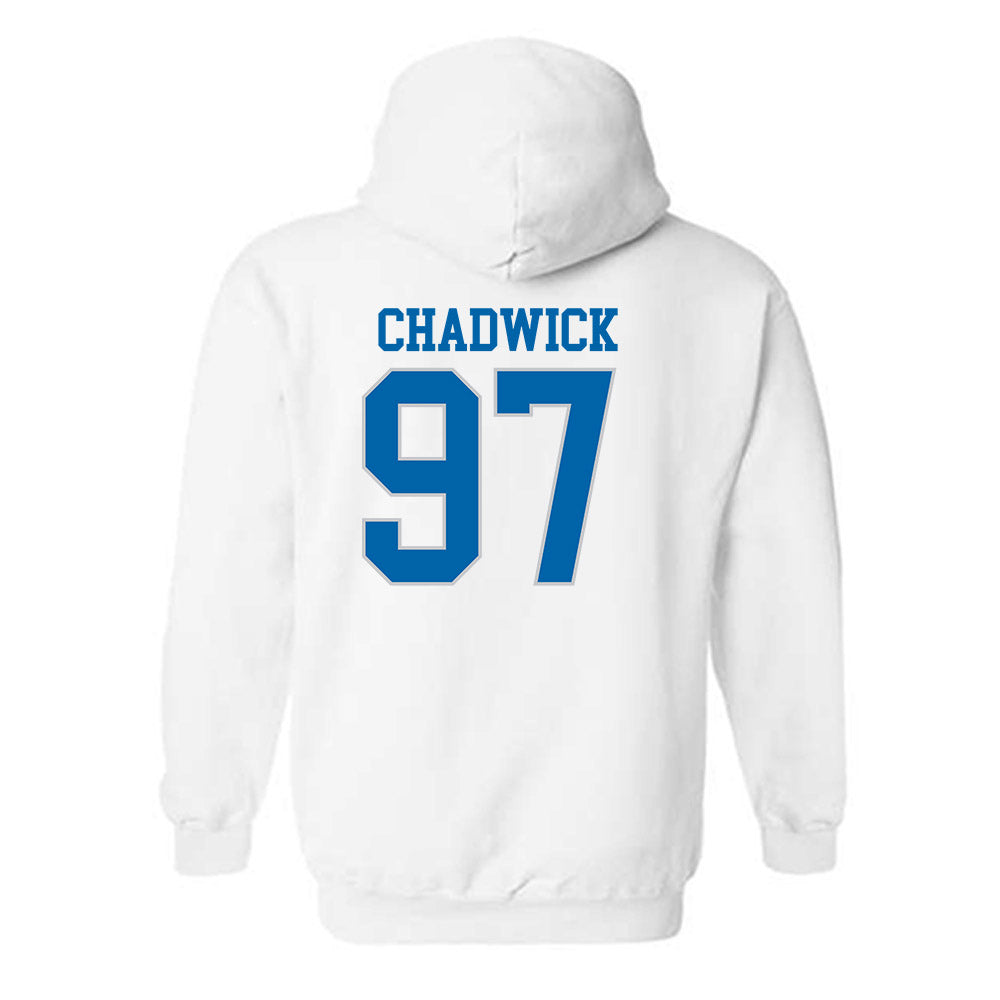 MTSU - NCAA Football : Grant Chadwick - Replica Shersey Hooded Sweatshirt