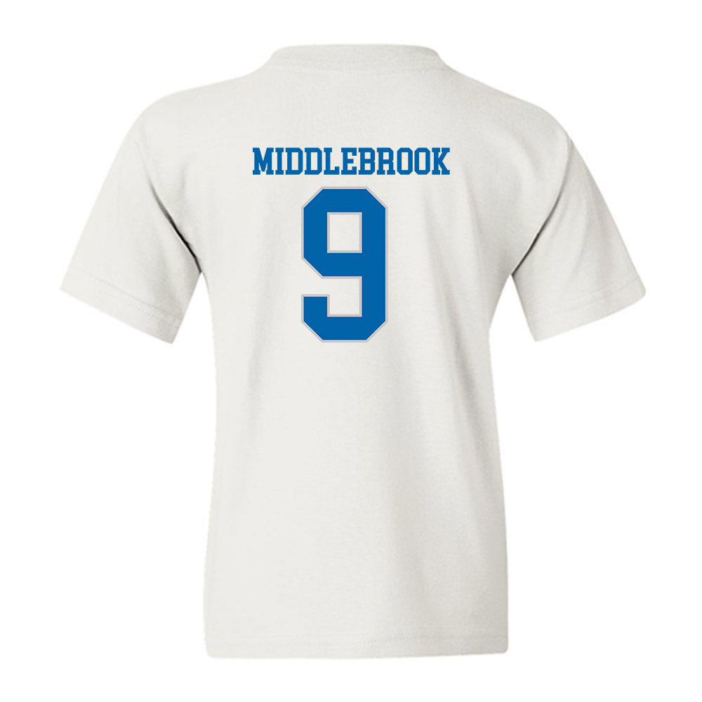 MTSU - NCAA Football : Jekail Middlebrook - Replica Shersey Youth T-Shirt-1