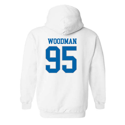 MTSU - NCAA Football : Baylen Woodman - Replica Shersey Hooded Sweatshirt-1