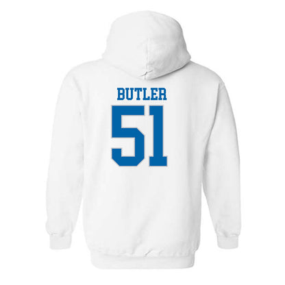 MTSU - NCAA Football : Quentin Butler - Replica Shersey Hooded Sweatshirt-1