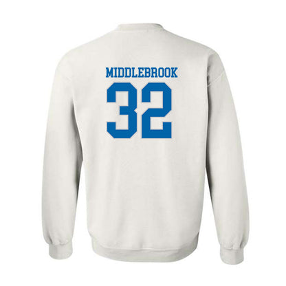 MTSU - NCAA Football : Jekail Middlebrook - Replica Shersey Crewneck Sweatshirt