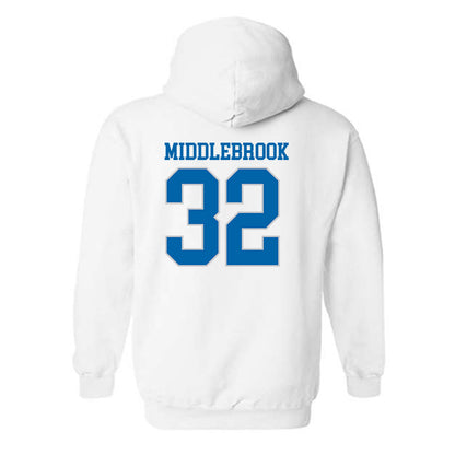 MTSU - NCAA Football : Jekail Middlebrook - Replica Shersey Hooded Sweatshirt