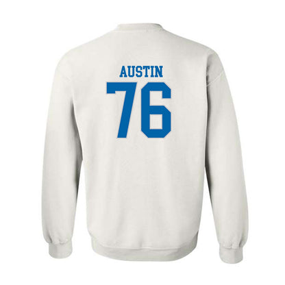 MTSU - NCAA Football : Garrett Austin - Replica Shersey Crewneck Sweatshirt-1