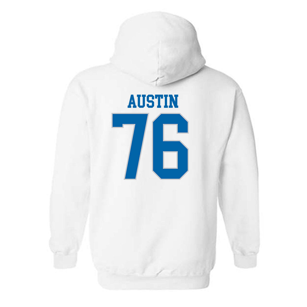 MTSU - NCAA Football : Garrett Austin - Replica Shersey Hooded Sweatshirt-1