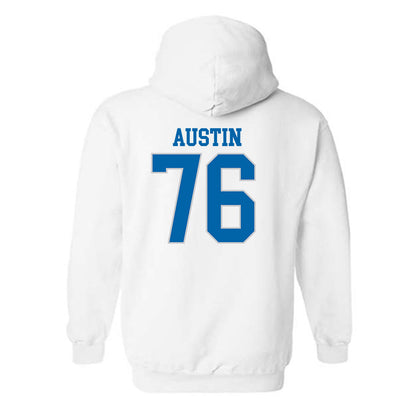 MTSU - NCAA Football : Garrett Austin - Replica Shersey Hooded Sweatshirt-1