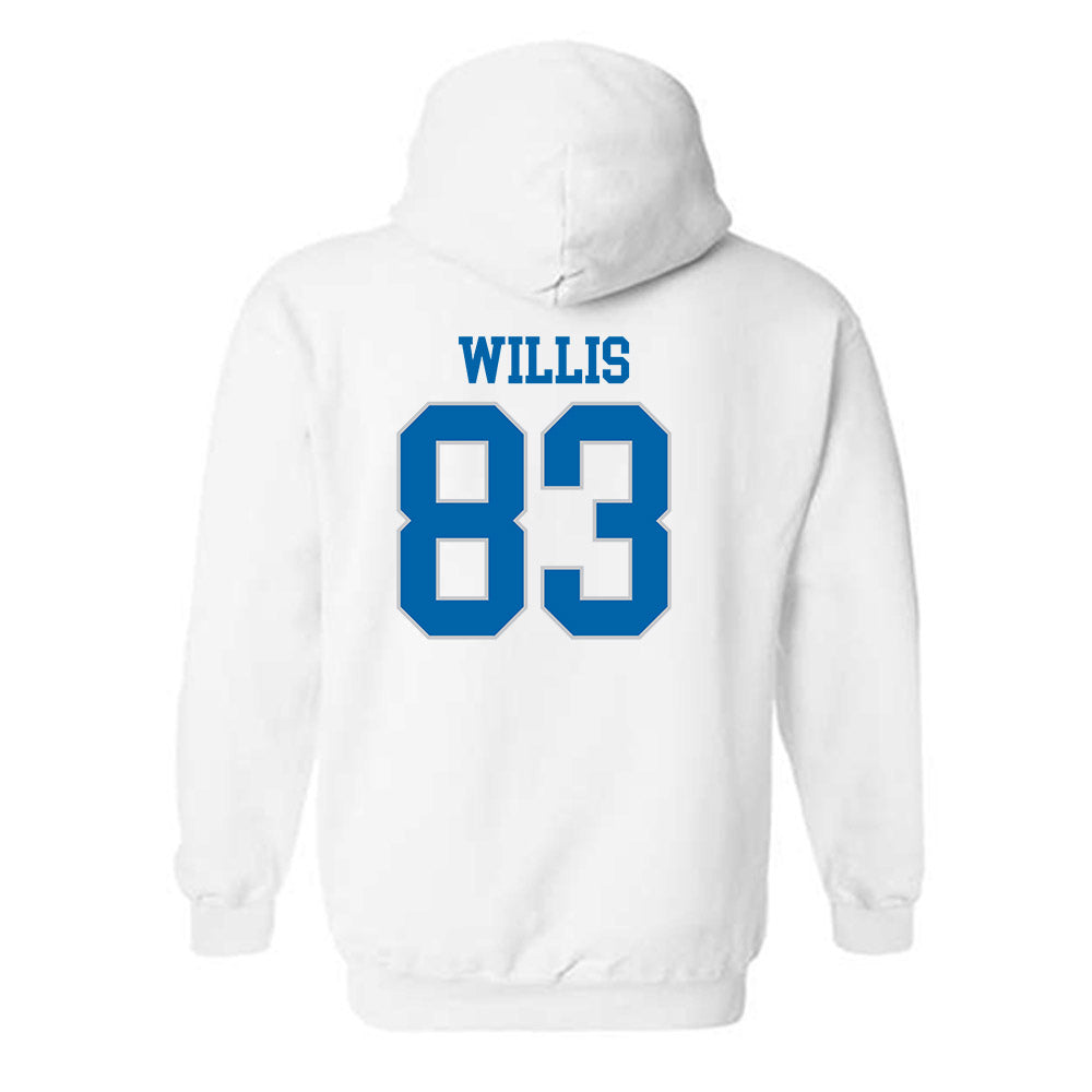 MTSU - NCAA Football : Holden Willis - Replica Shersey Hooded Sweatshirt