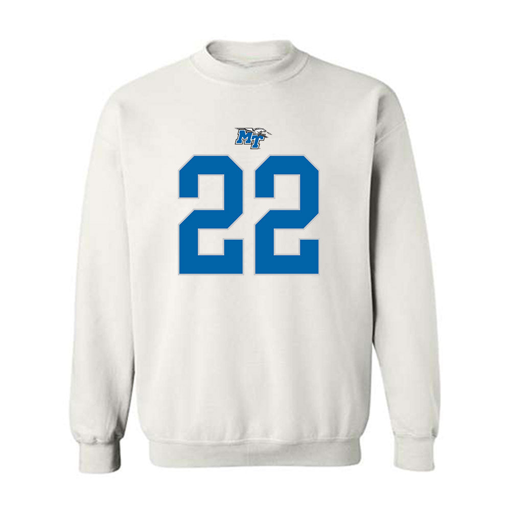 MTSU - NCAA Football : Jaiden Credle - Replica Shersey Crewneck Sweatshirt