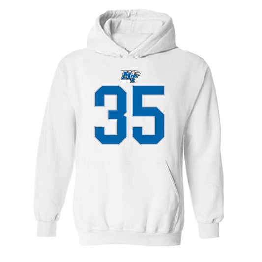 MTSU - NCAA Football : Muaaz Byard - Replica Shersey Hooded Sweatshirt-0