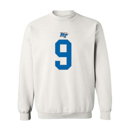 MTSU - NCAA Football : Parker Hughes - Replica Shersey Crewneck Sweatshirt