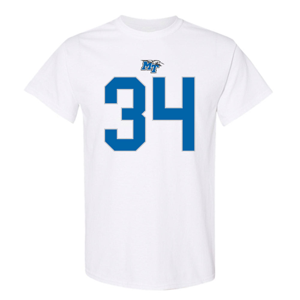 MTSU - NCAA Football : Camari Hall - Replica Shersey T-Shirt-0