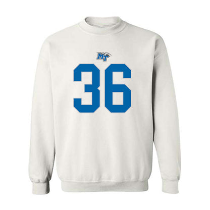 MTSU - NCAA Football : Jordan Thompson - Replica Shersey Crewneck Sweatshirt