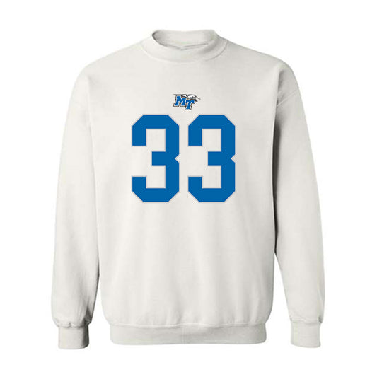 MTSU - NCAA Football : Malik Love - Replica Shersey Crewneck Sweatshirt