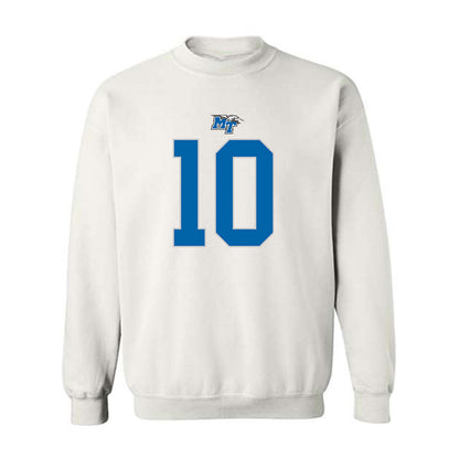 MTSU - NCAA Football : Jordan Chestnut - Replica Shersey Crewneck Sweatshirt-0