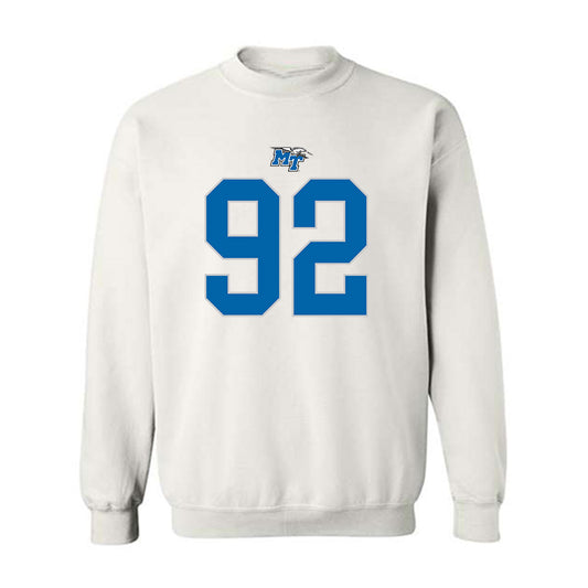 MTSU - NCAA Football : Damonte Smith - Replica Shersey Crewneck Sweatshirt