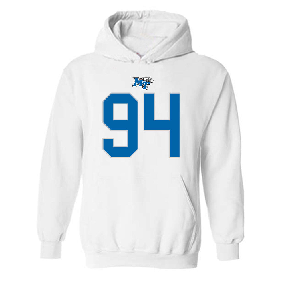 MTSU - NCAA Football : Ralph Mency - Hooded Sweatshirt