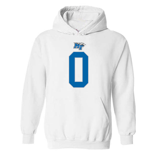 MTSU - NCAA Football : Brian Brewton - Replica Shersey Hooded Sweatshirt