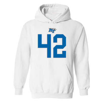 MTSU - NCAA Football : Evan Poticher - Hooded Sweatshirt