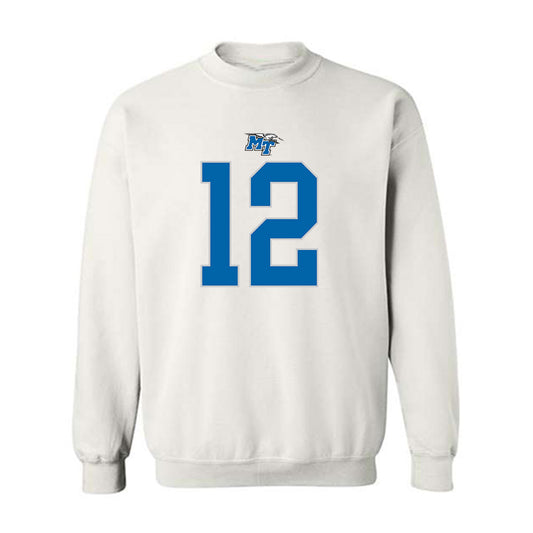 MTSU - NCAA Football : John Howse IV - Replica Shersey Crewneck Sweatshirt-0