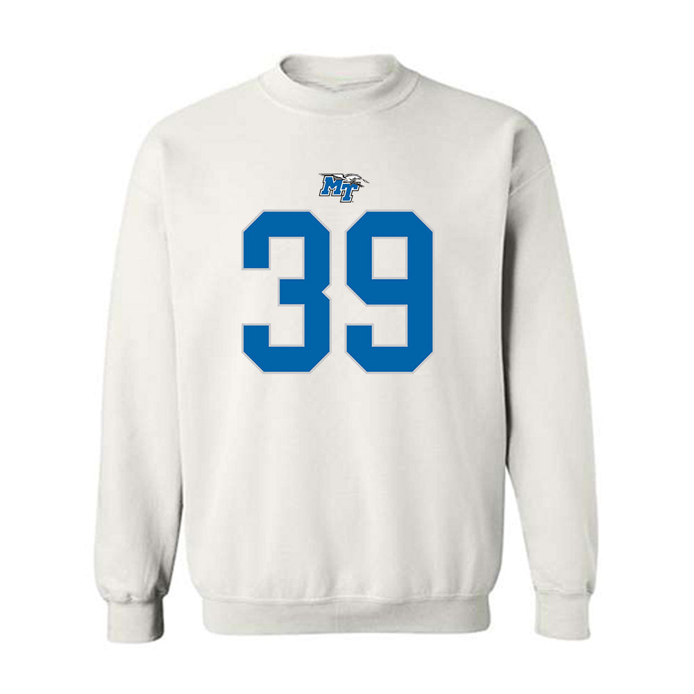 MTSU - NCAA Football : Christofer Noble - Replica Shersey Crewneck Sweatshirt-0