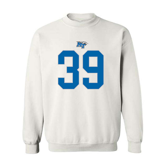 MTSU - NCAA Football : Christofer Noble - Replica Shersey Crewneck Sweatshirt-0