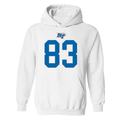 MTSU - NCAA Football : Holden Willis - Replica Shersey Hooded Sweatshirt