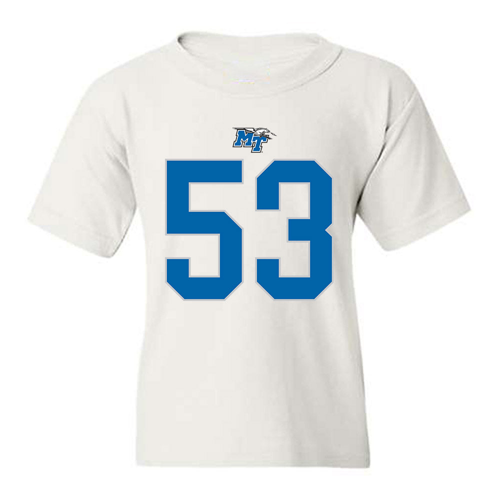 MTSU - NCAA Football : Roman Jones - Replica Shersey Youth T-Shirt-0