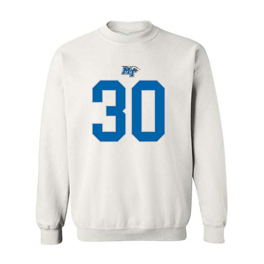 MTSU - NCAA Football : Elijah Hunter - Replica Shersey Crewneck Sweatshirt-0