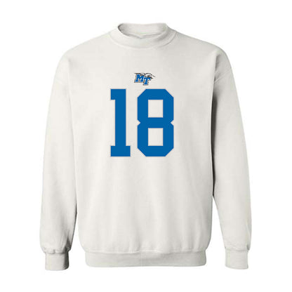 MTSU - NCAA Football : Xavier Williams - Replica Shersey Crewneck Sweatshirt