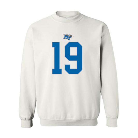 MTSU - NCAA Football : Locke Kennedy - Replica Shersey Crewneck Sweatshirt-0