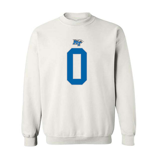 MTSU - NCAA Football : Brian Brewton - Replica Shersey Crewneck Sweatshirt