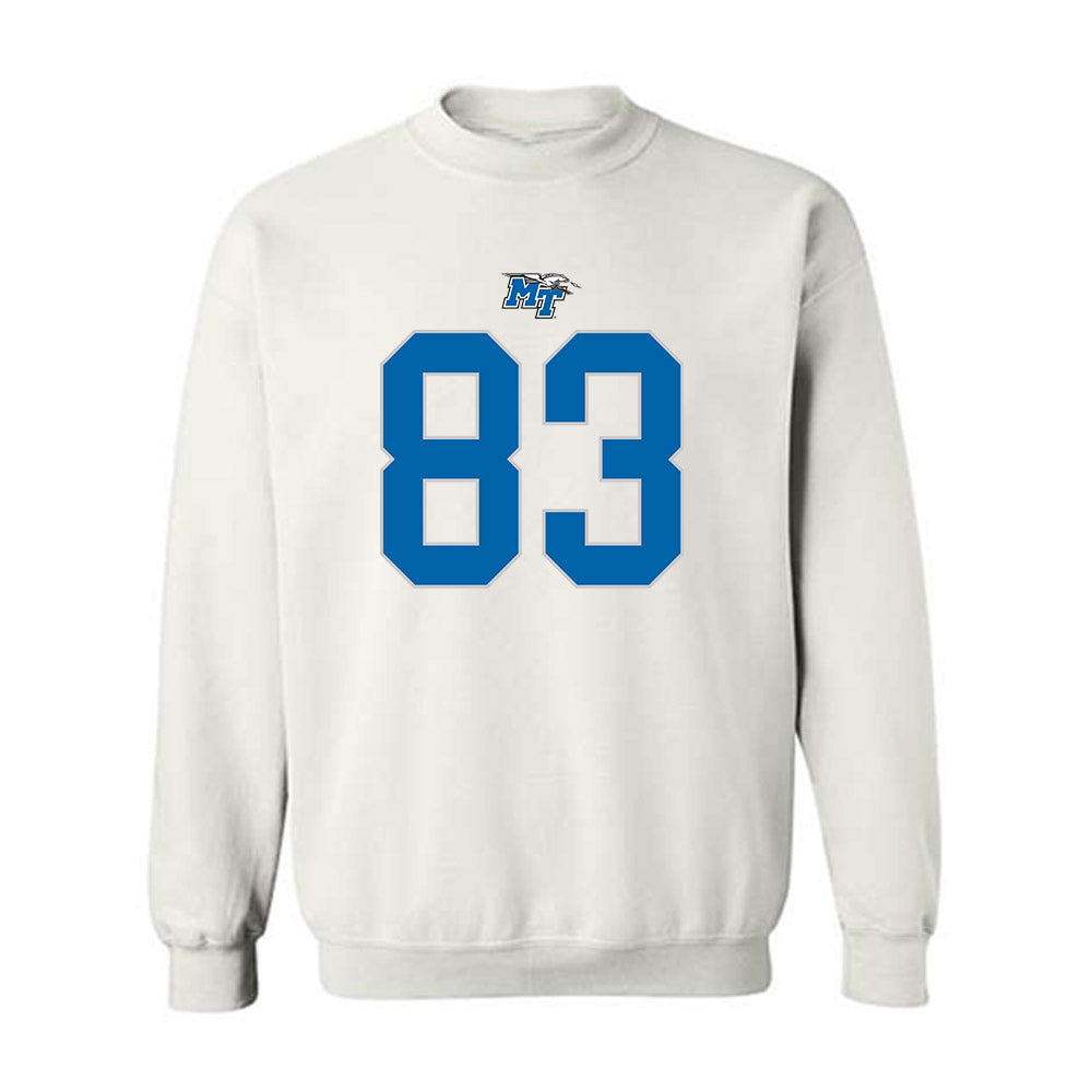 MTSU - NCAA Football : Holden Willis - Replica Shersey Crewneck Sweatshirt