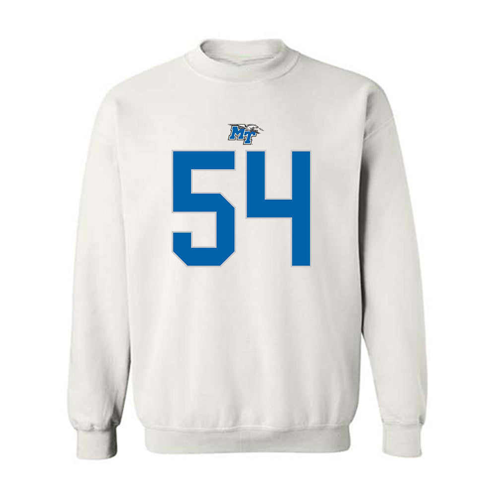 MTSU - NCAA Football : Nolan Forsha - Replica Shersey Crewneck Sweatshirt