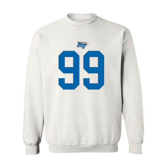 MTSU - NCAA Football : Jacob Hathaway - Replica Shersey Crewneck Sweatshirt-0